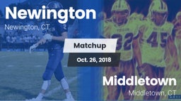 Matchup: Newington High vs. Middletown  2018