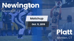 Matchup: Newington High vs. Platt  2019