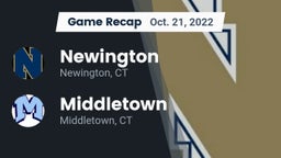 Recap: Newington  vs. Middletown  2022