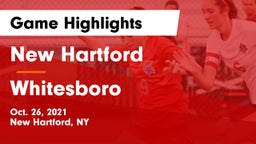 New Hartford  vs Whitesboro  Game Highlights - Oct. 26, 2021