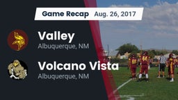 Recap: Valley  vs. Volcano Vista  2017