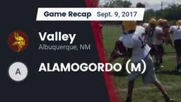 Recap: Valley  vs. ALAMOGORDO (M) 2017