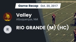 Recap: Valley  vs. RIO GRANDE (M) (HC) 2017