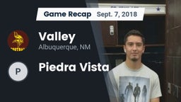 Recap: Valley  vs. Piedra Vista  2018