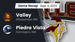 Recap: Valley  vs. Piedra Vista  2019