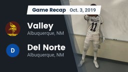 Recap: Valley  vs. Del Norte  2019