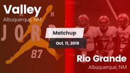 Matchup: Valley  vs. Rio Grande  2019