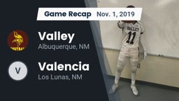 Recap: Valley  vs. Valencia  2019