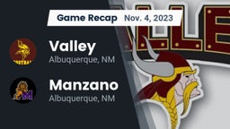Recap: Valley  vs. Manzano  2023