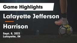 Lafayette Jefferson  vs Harrison  Game Highlights - Sept. 8, 2022