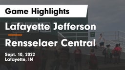 Lafayette Jefferson  vs Rensselaer Central  Game Highlights - Sept. 10, 2022