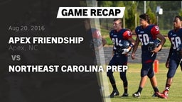 Recap: Apex Friendship  vs. Northeast Carolina Prep 2016