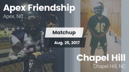 Matchup: Apex Friendship High vs. Chapel Hill  2017