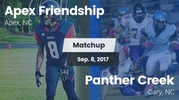 Matchup: Apex Friendship High vs. Panther Creek  2017