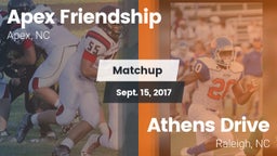 Matchup: Apex Friendship High vs. Athens Drive  2017