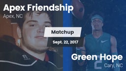 Matchup: Apex Friendship High vs. Green Hope  2017