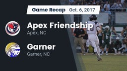 Recap: Apex Friendship  vs. Garner  2017