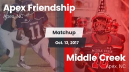 Matchup: Apex Friendship High vs. Middle Creek  2017