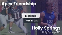 Matchup: Apex Friendship High vs. Holly Springs  2017