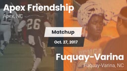 Matchup: Apex Friendship High vs. Fuquay-Varina  2017