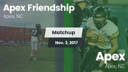 Matchup: Apex Friendship High vs. Apex  2017