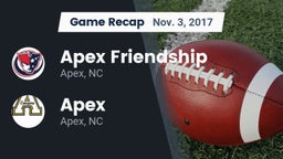 Recap: Apex Friendship  vs. Apex  2017