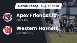 Recap: Apex Friendship  vs. Western Harnett  2018