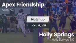 Matchup: Apex Friendship High vs. Holly Springs  2018