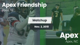 Matchup: Apex Friendship High vs. Apex  2018