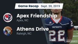 Recap: Apex Friendship  vs. Athens Drive  2019