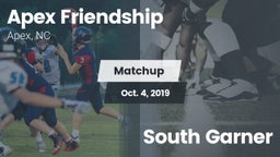 Matchup: Apex Friendship High vs. South Garner 2019
