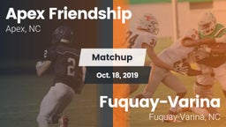 Matchup: Apex Friendship High vs. Fuquay-Varina  2019