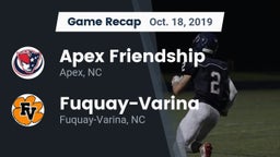 Recap: Apex Friendship  vs. Fuquay-Varina  2019