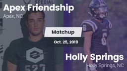 Matchup: Apex Friendship High vs. Holly Springs  2019