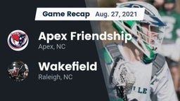 Recap: Apex Friendship  vs. Wakefield  2021