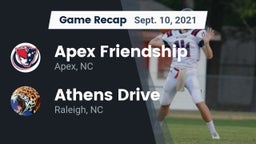 Recap: Apex Friendship  vs. Athens Drive  2021