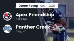 Recap: Apex Friendship  vs. Panther Creek  2021