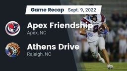 Recap: Apex Friendship  vs. Athens Drive  2022