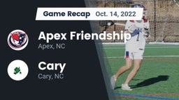 Recap: Apex Friendship  vs. Cary  2022