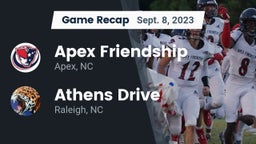 Recap: Apex Friendship  vs. Athens Drive  2023