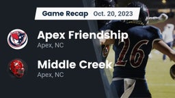 Recap: Apex Friendship  vs. Middle Creek  2023
