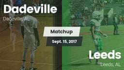 Matchup: Dadeville High vs. Leeds  2017