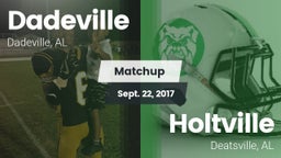 Matchup: Dadeville High vs. Holtville  2017