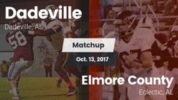 Matchup: Dadeville High vs. Elmore County  2017