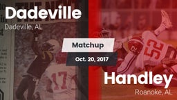 Matchup: Dadeville High vs. Handley  2017