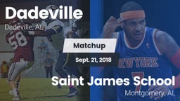 Matchup: Dadeville High vs. Saint James School 2018