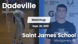 Matchup: Dadeville High vs. Saint James School 2019