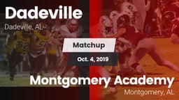 Matchup: Dadeville High vs. Montgomery Academy  2019