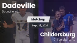 Matchup: Dadeville High vs. Childersburg  2020