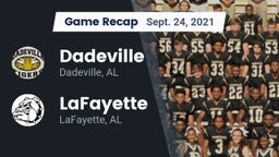 Recap: Dadeville  vs. LaFayette  2021